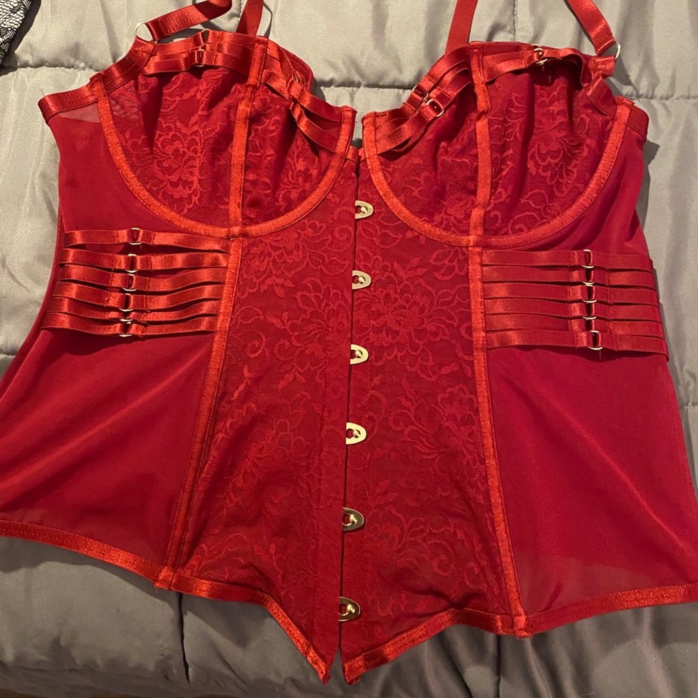 Red corset
